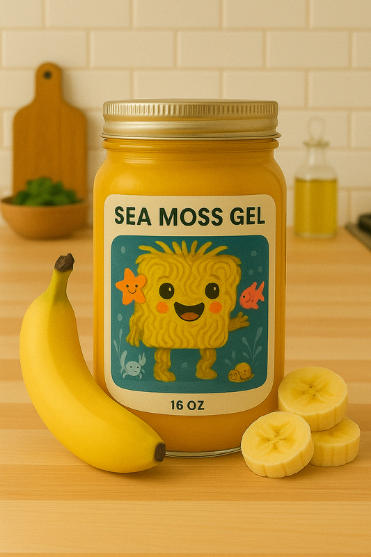 Sweetened Banana Sea Moss Gel