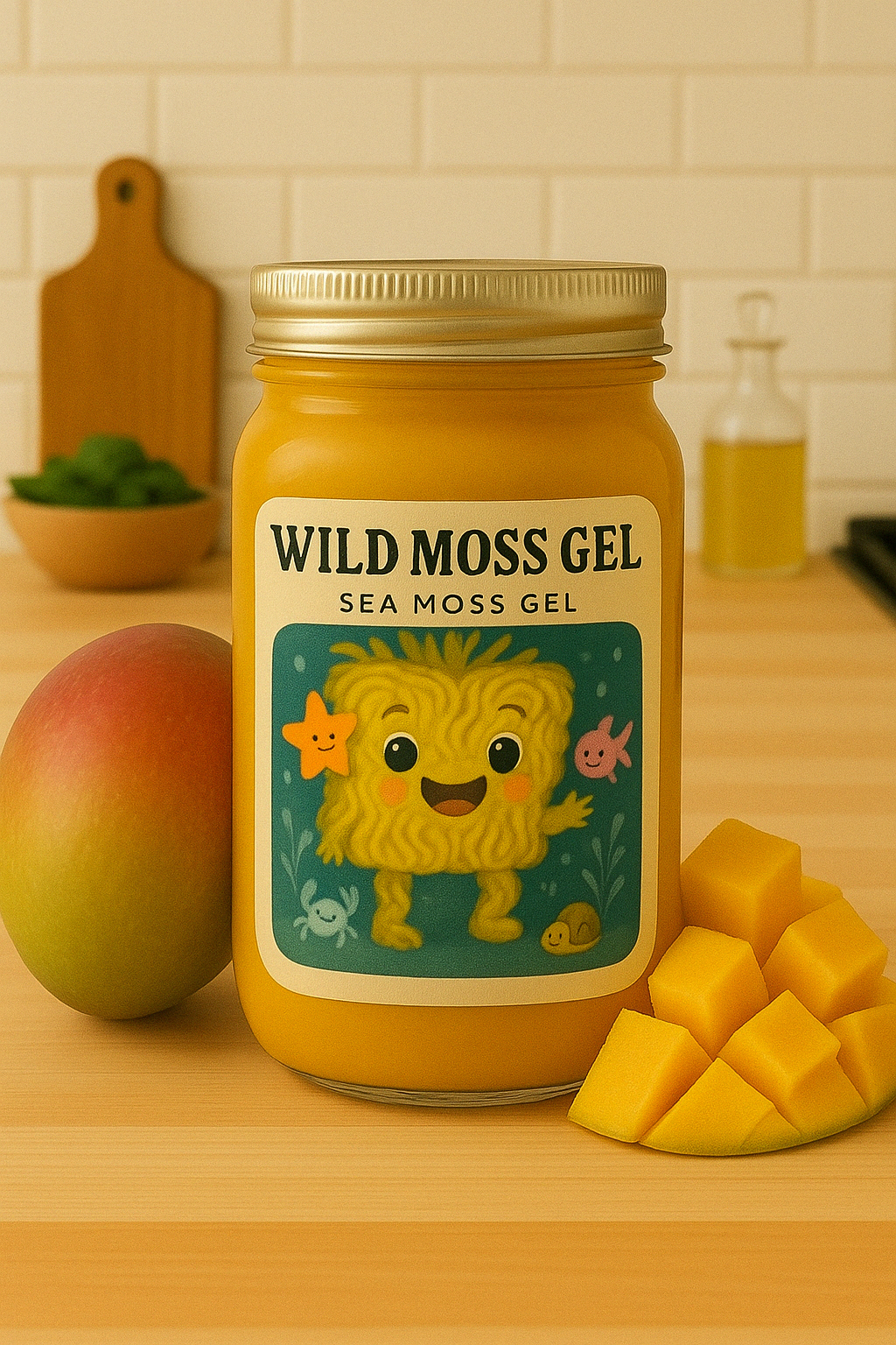 Sweetened Mango Sea Moss Gel